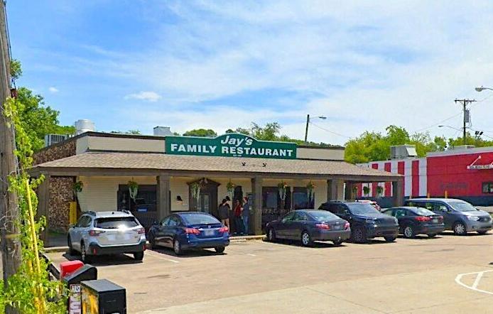 Building Housing Jay's Family Restaurant Listed for Sale